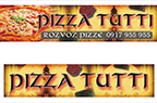 Pizza Tutti | Grafický návrh | Tabule