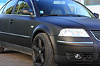 Celopolep automobilov Volkswagen Passat | Čierna matná fólia